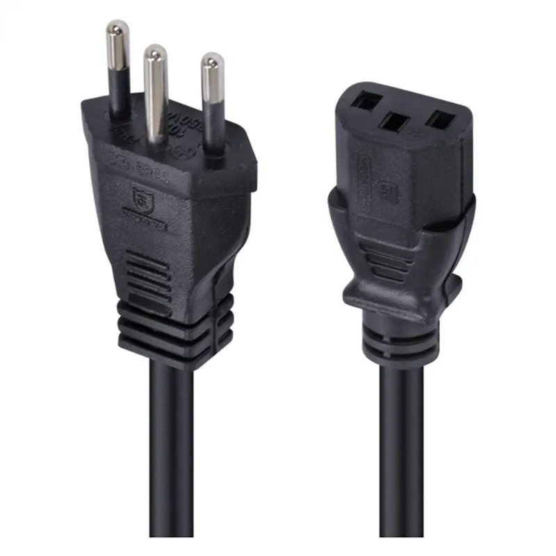 Cabo De Forca Tripolar Para Fonte 3x0,75 Mm 250v - 3 Metros