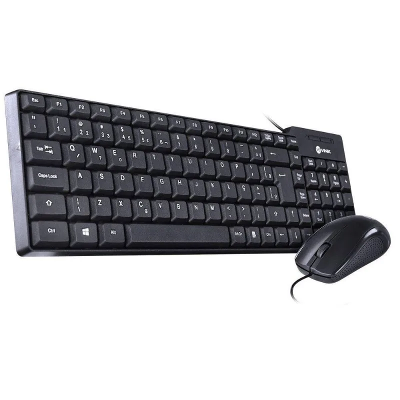 Kit Teclado E Mouse Usb Dynamic - Mouse 1000 Dpi Cabo 1.8