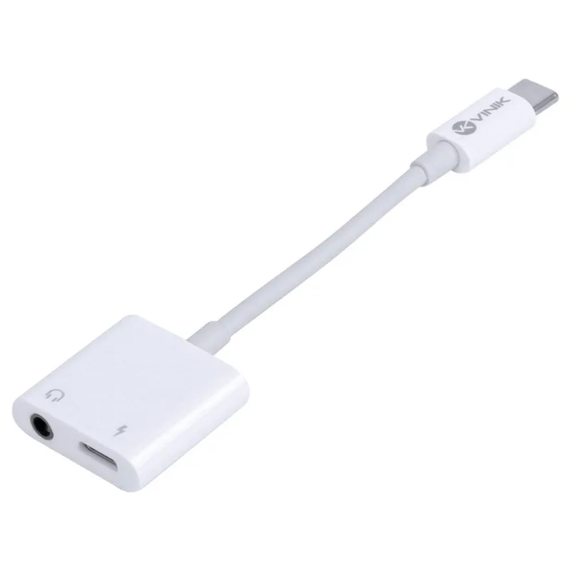 Adaptador Fone P2 3.5mm Carregador USB Tipo C Vinik 1 - OUTRAS - Celular E Smartphone