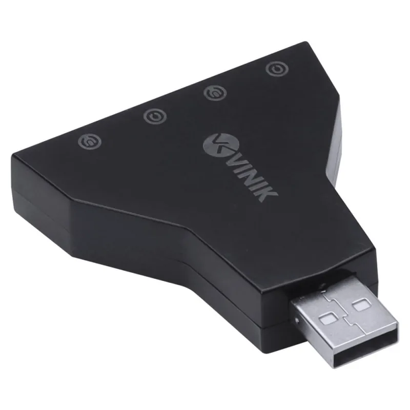 Placa de Som USB 4 Portas P2 - Não Disponível - Computadores E Informática