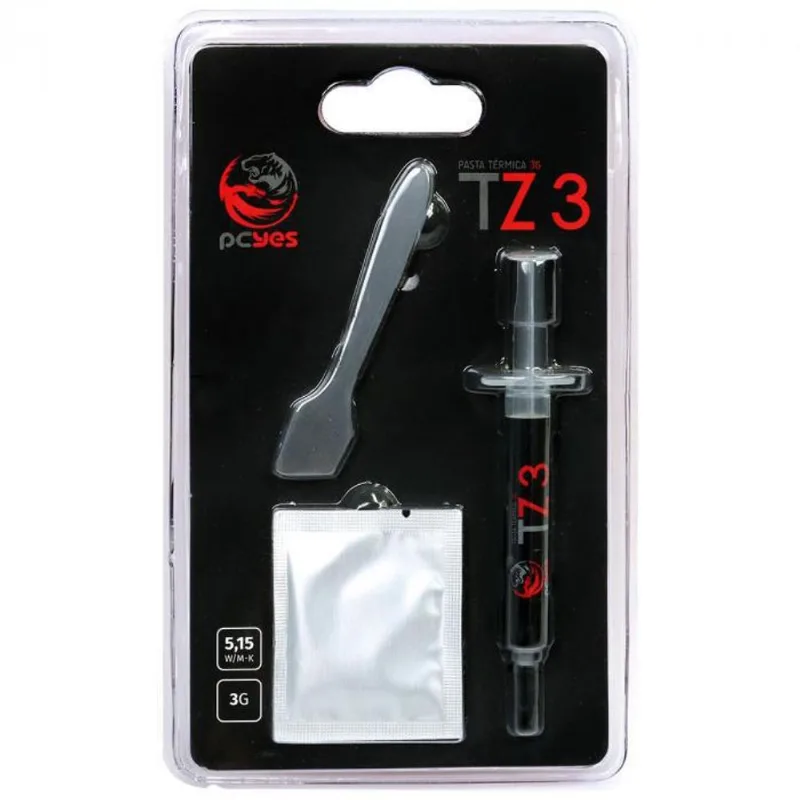 Kit Pasta Térmica Pcyes - Tz3 - 3g - Grey - Pcytz3