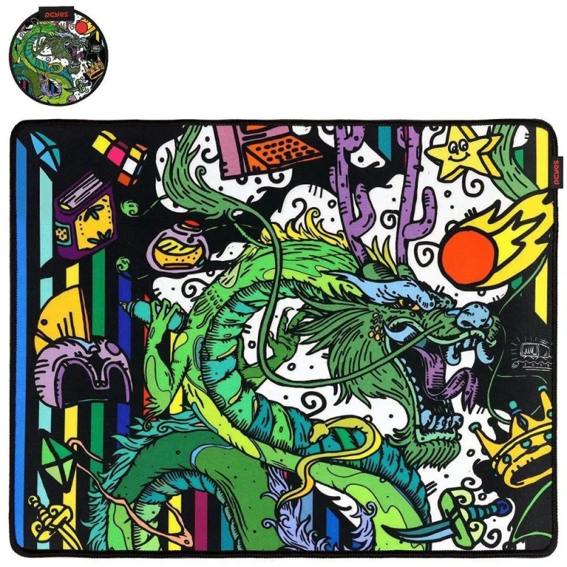 Mouse Pad Gamer Pcyes Ancient Dragon Medium - 500 X 400mm - - PCYES - Games