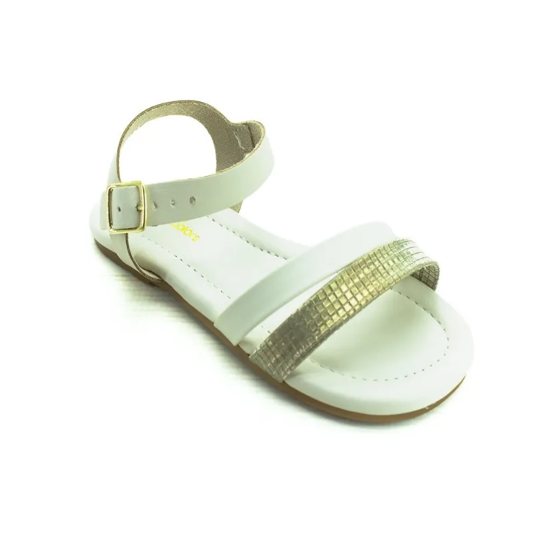 Sandália Infantil Menina WorldColors 358.006 - Off White