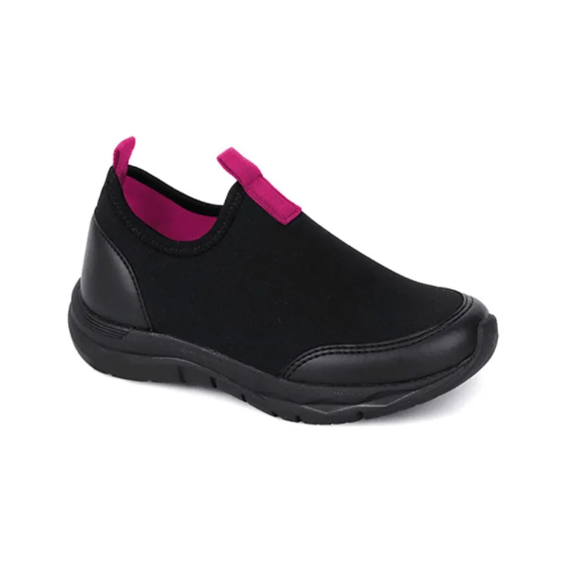 Tenis Worldcolors Kids Preto/rosa 024