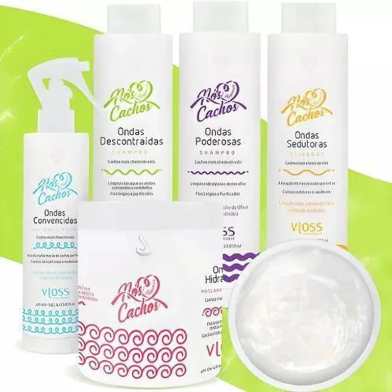Vloss Kit Nós Amamos Cachos Onda Poderoza Hidratação Extrema