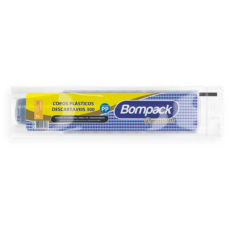 Copo Descartavel Bompack 300ml