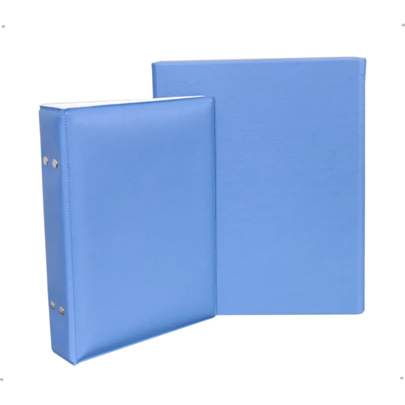 Estojo Imantado com Álbum para 100 Fotos 15x21 - cedro azul Bebê Menino Infantil Luxo Premium Reforçado - Não Disponível - Papelaria