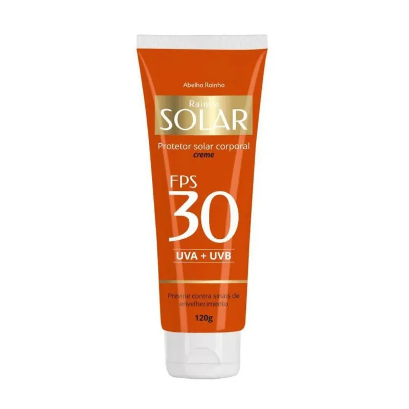 Protetor Solar Corporal Fps 30 Rainha Solar Abelha Rainha