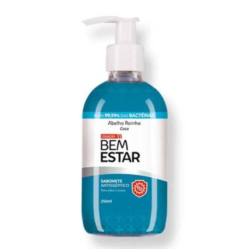 Sabonete Líquido Antisséptico Abelha Rainha 250ml Ref 3789
