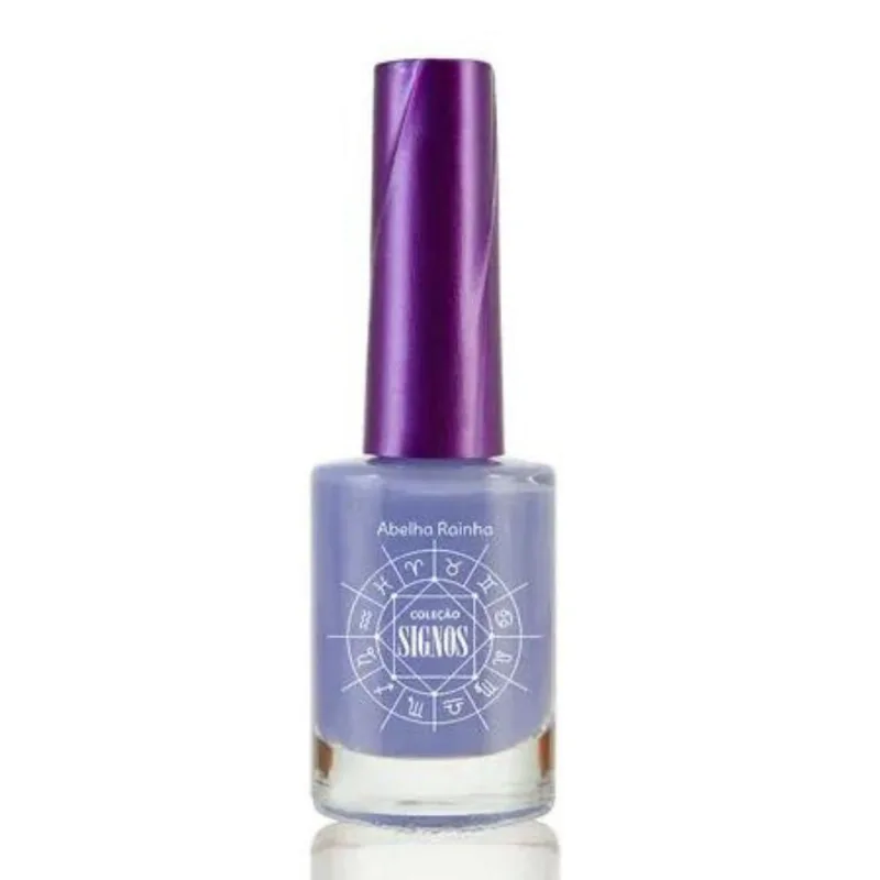 Esmalte Coleção Signos Aquário Unha Cor Azul Abelha Rainha