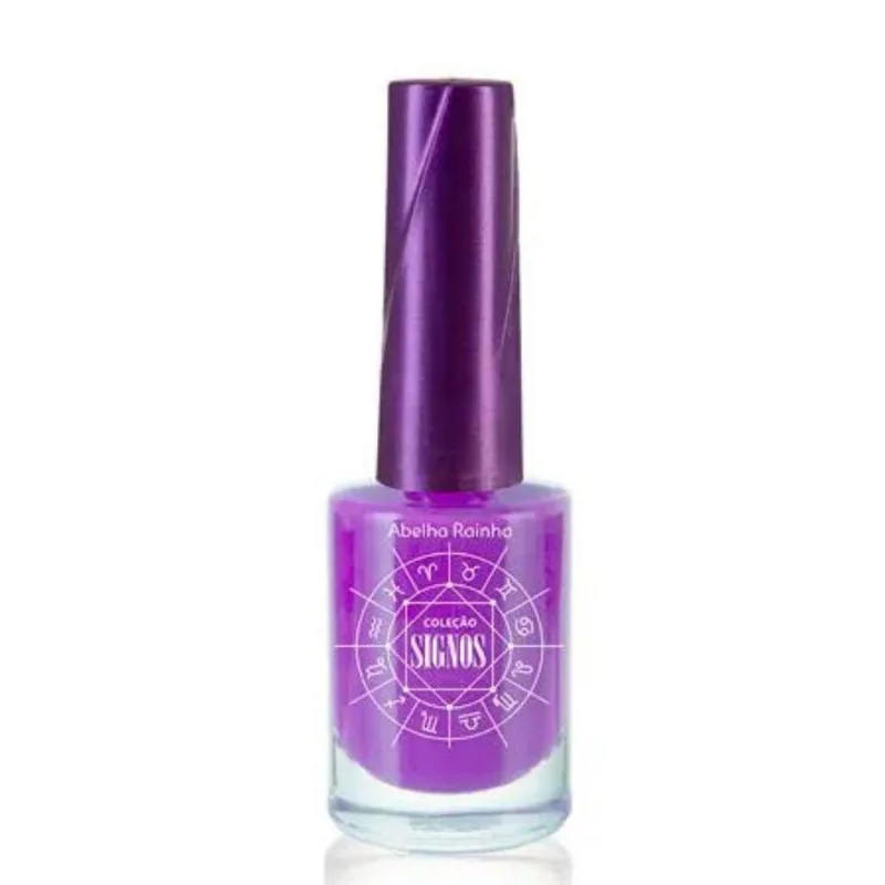 Esmalte Coleção Signo Gêmeos Unha Cor Lilás Abelha Rainha