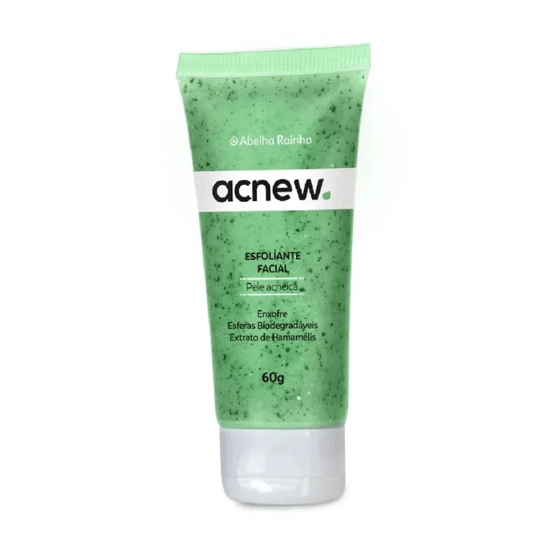 Esfoliante facial pele acneica abelha rainha acnew 60G