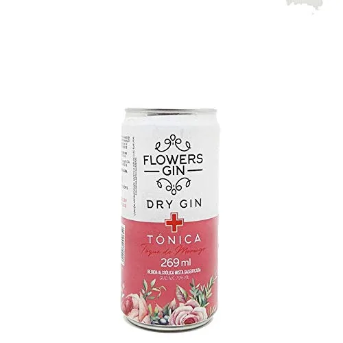 GIN TÔNICA FLOWERS 269ML TOQUE DE MORANGO LT - MORANGO