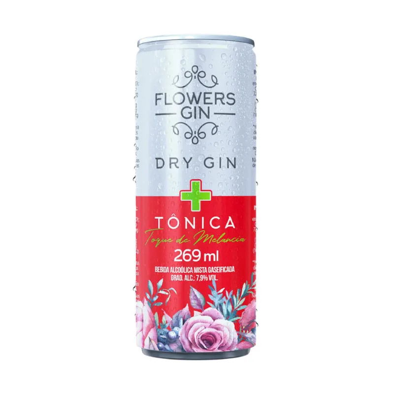 Gin Tônica Flowers Toque de Melancia 269ml