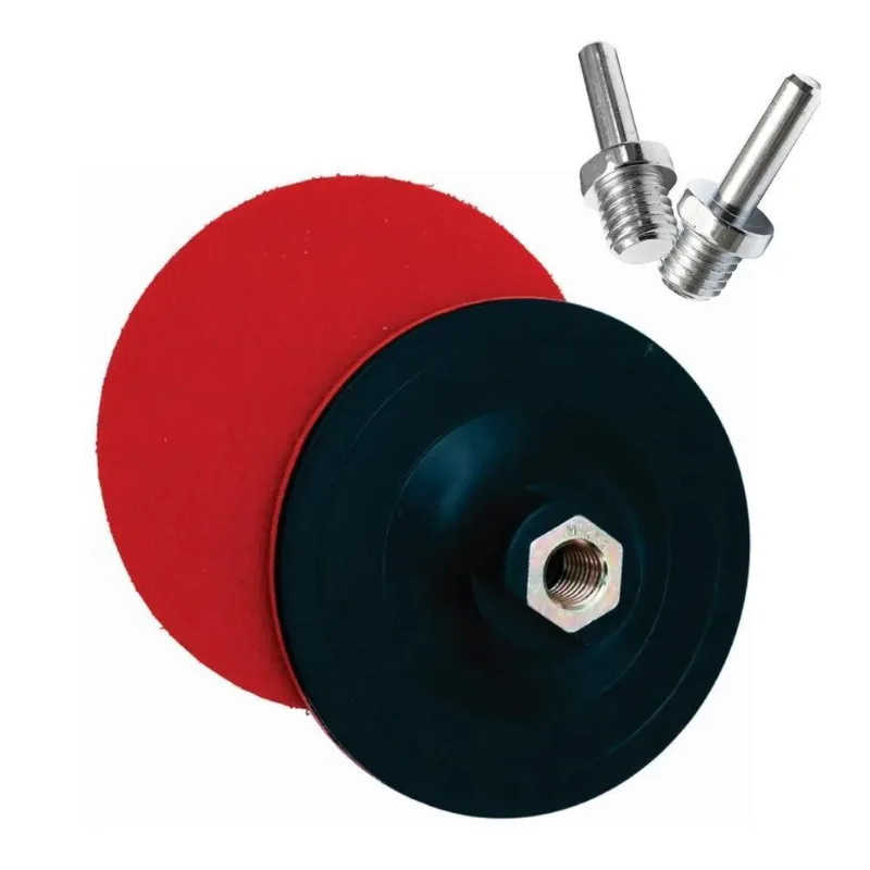 Kit Suporte Disco Lixa Pluma 115mm + 2 Adaptador 1/1