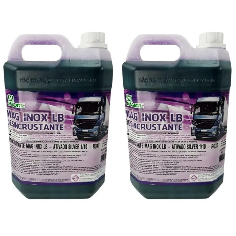 Kit 2 Limpa Baú Alumínio Intercap Automotivo Concentrado 5l
