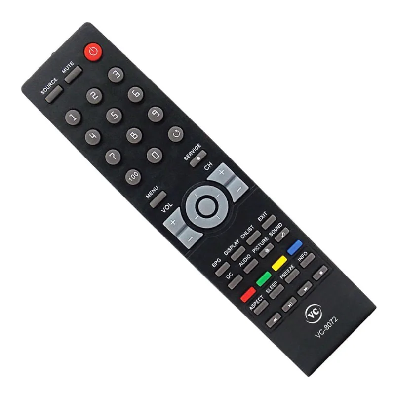 Controle remoto compatível tv lcd aoc vc 8072