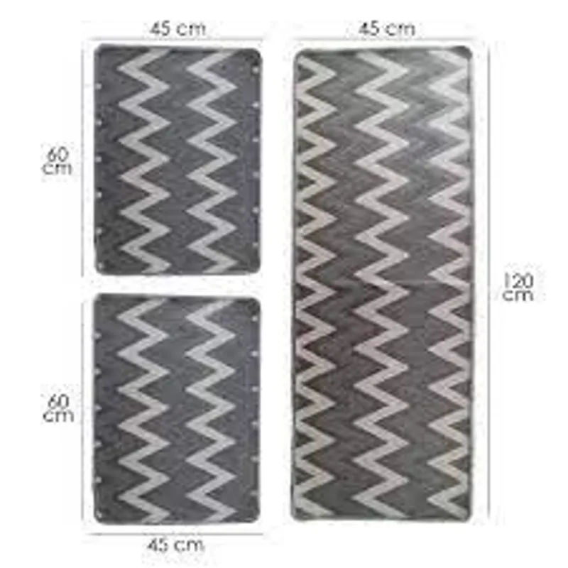 KIT COZINHA PRATIK 3 PCS CHEVRON