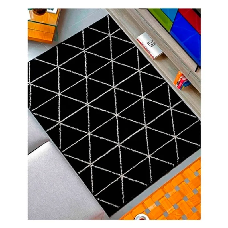 TAPETE ART 150X200 DES 11 PRETO