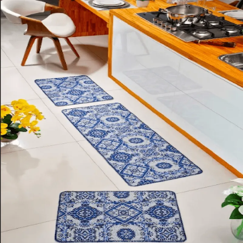 KIT COZINHA PRATIK 3 PCS AZUL/UNICO