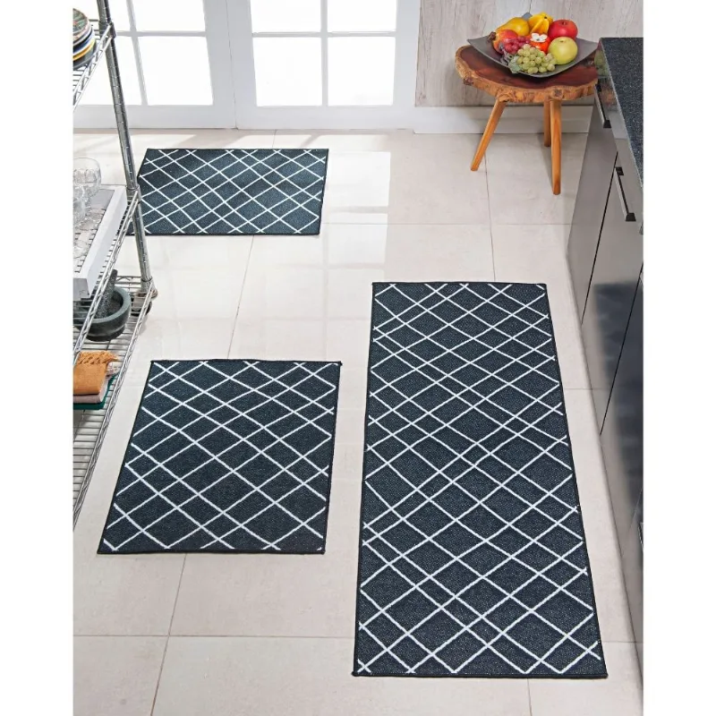 Kit Cozinha 3 Peças Pratik Des 07 Preto Oasis