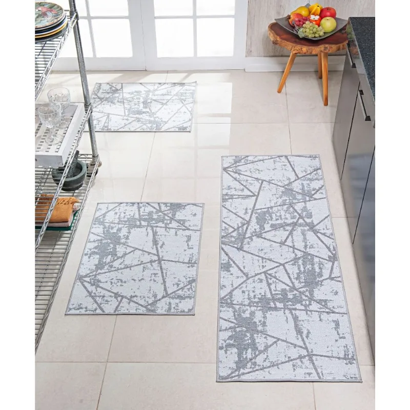 Kit Cozinha 3 Peças Pratik Des 03 Cinza Oasis