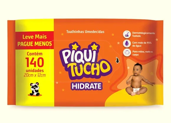 LENC UMED PIQUITUCHO 140UN HIDRATE TOALHINHAS(E)* - Cremer - Bebês E Higiene Infantil