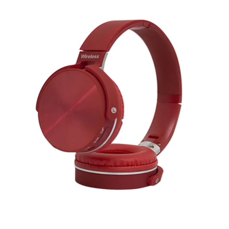 Fone De Ouvido Wireless Bluetooth Headset Microfone Vermelho - Não Disponível - Computadores E Informática