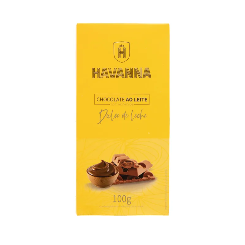 Chocolate Ao Leite Com Doce Leite Havanna 90g - Não Informado - Mercearia