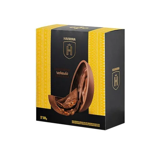 Ovo Pascoa Havanna Recheio Doce Leite 300g - HAVANNA - Mercearia