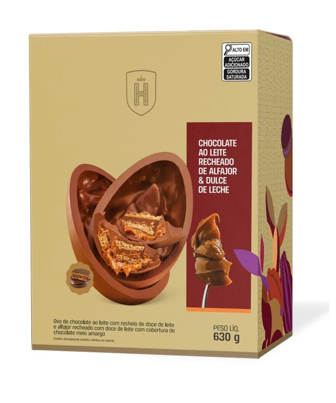 Ovo De Páscoa Havanna Ao Leite Com Alfajor Doce De Leite 630g - Não Informado - Mercearia