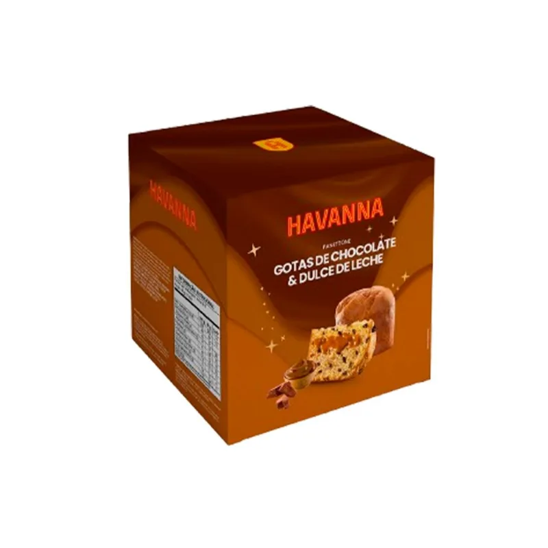 Panettone Havanna Doce de Leite C/ Gotas de Chocolate 500g