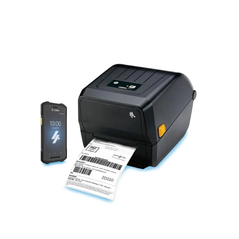 Kit Zebra Coletor de Dados TC21 SE4100 + Impressora ZD230