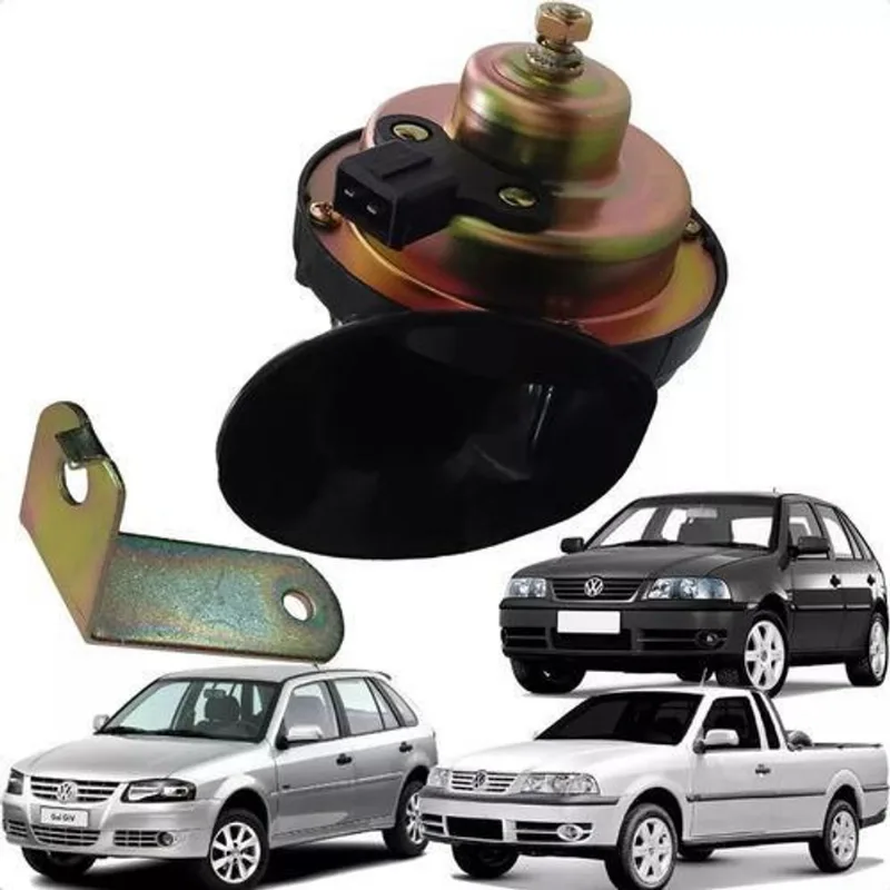 Buzina Caracol Gol Parati Saveiro Voyage G3 G4 12v