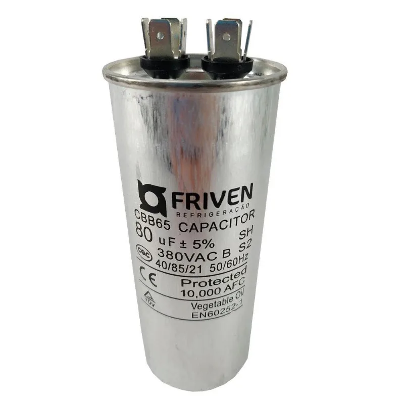 Capacitor Permanente 80uf 380v - Friven Único
