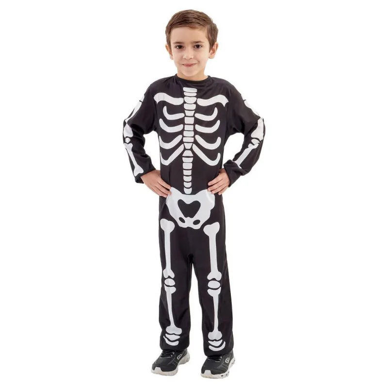 Fantasia Esqueleto Infantil Halloween Tamanho P