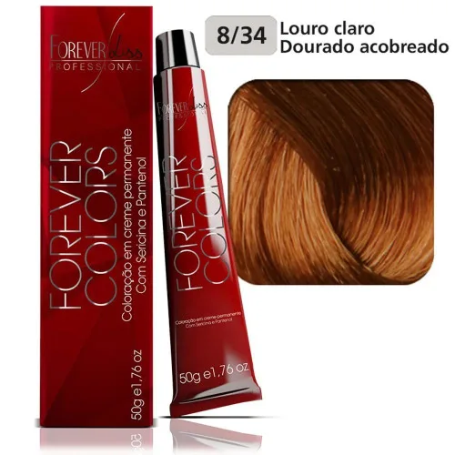 Tintura Forever Colors Louro Clar Dour Acob 8.34 50g - FOREVER