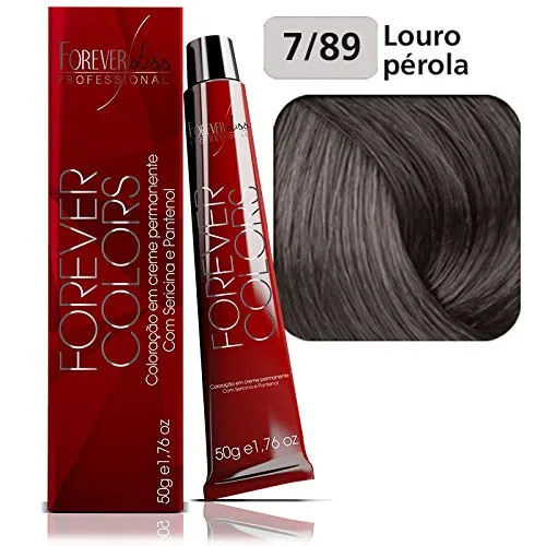 Tintura Forever Colors Louro Perola 7.89 50g - FOREVER LISS - Higiene E Beleza