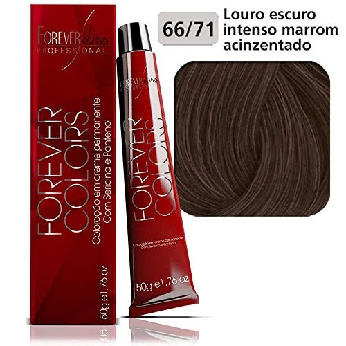 Tintura Forever Colors Louro Esc Mar Aciz 66.71 50g - FOREVER LISS - Higiene E Beleza