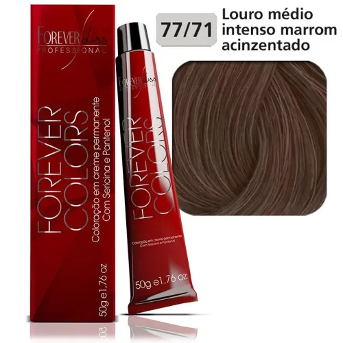 Tintura Forever Colors Louro Med Int Marr 77.71 50g - FOREVER - Higiene E Beleza