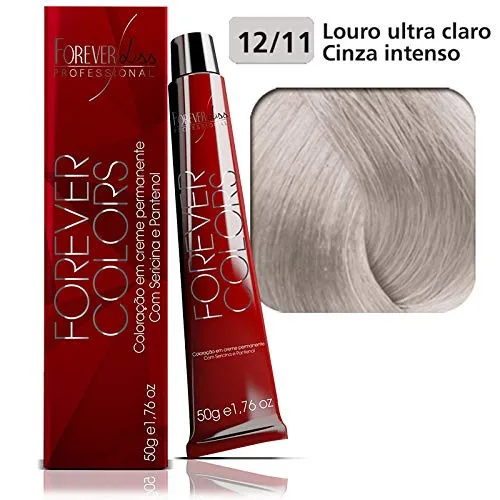 Tintura Forever Colors Louro Ultra Claro 12.11 50g - FOREVER LISS
