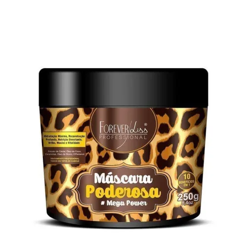 Forever Liss Mascara Poderosa 250gr - FOREVER LISS - Higiene E Beleza