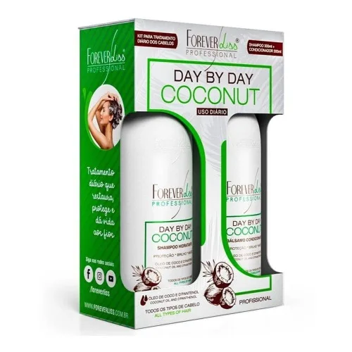 KIT FOREVER LISS COCONUT SH CD 300ML - FOREVER LISS