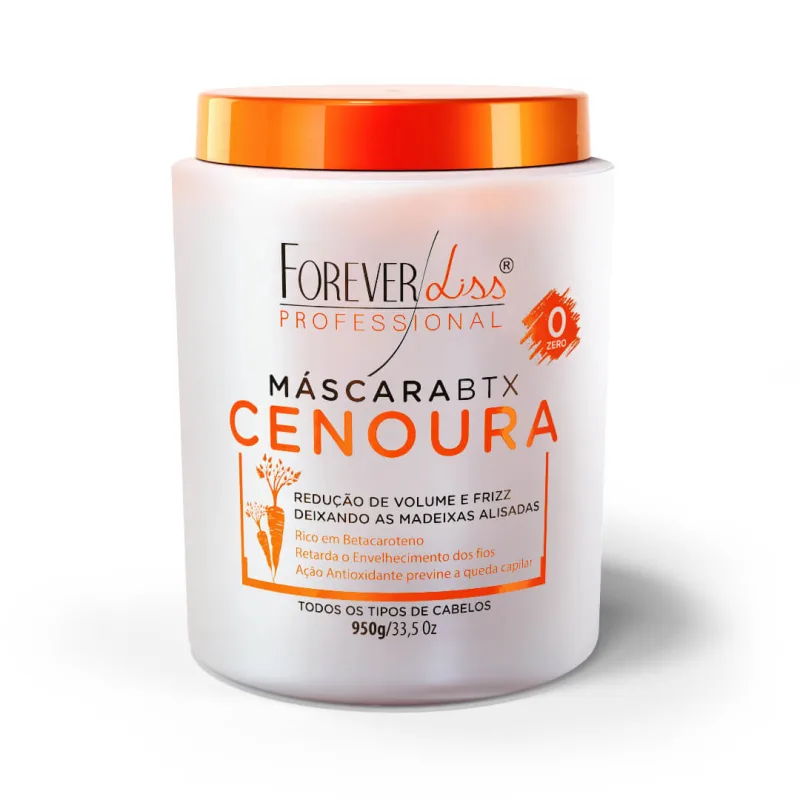 MASCARA FOREVER LISS CENOURA 950G - FOREVER LISS - Alisante Para Cabelo