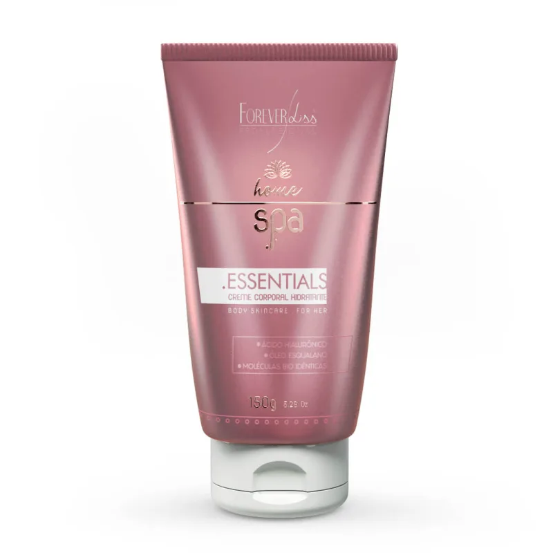 Creme Hidratante Corporal com Ácido Hialuronico Home Spa 150g (CCDM) - Forever Liss - Dermo E Beleza