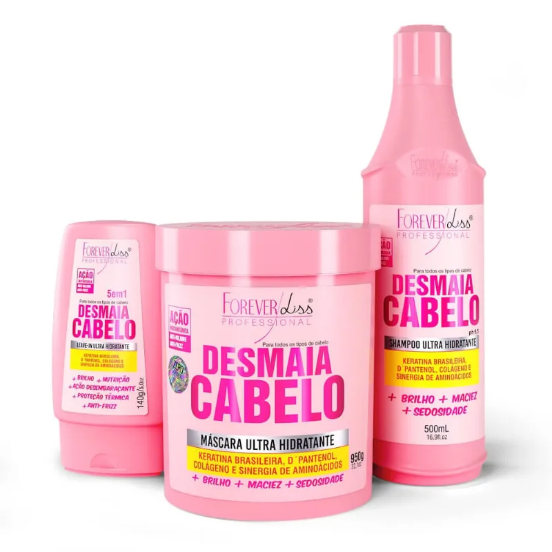 Kit Desmaia Cabelo Profissional Forever Liss