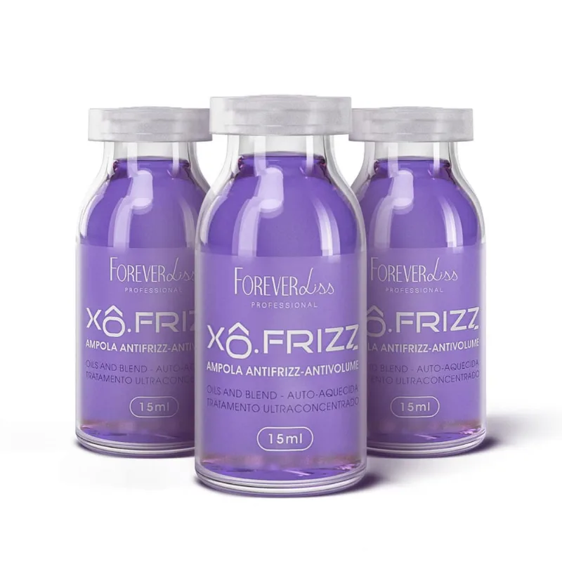 Combo com 3 Ampolas Xô Frizz Forever Liss