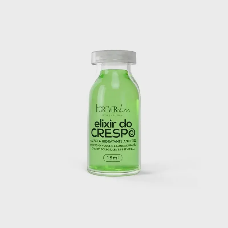 Ampola Forever Liss Alixir Do Crespo 15ml