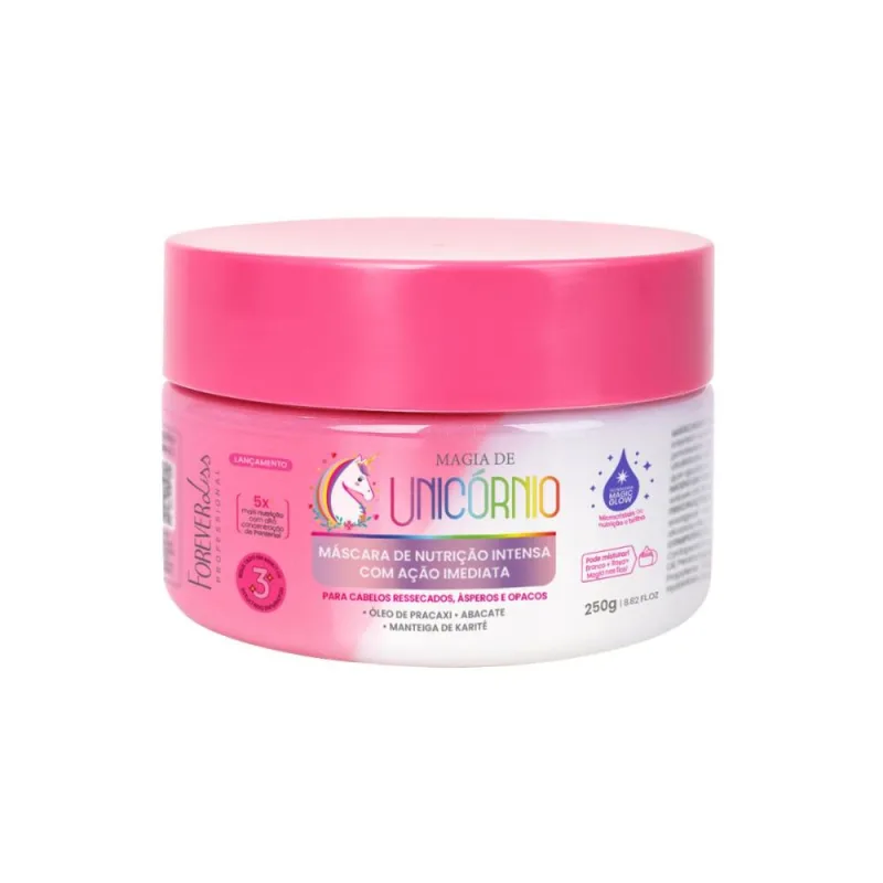 Máscara Forever Liss Magia de Unicórnio Nutrição 250g - Forever Liss - Máscara