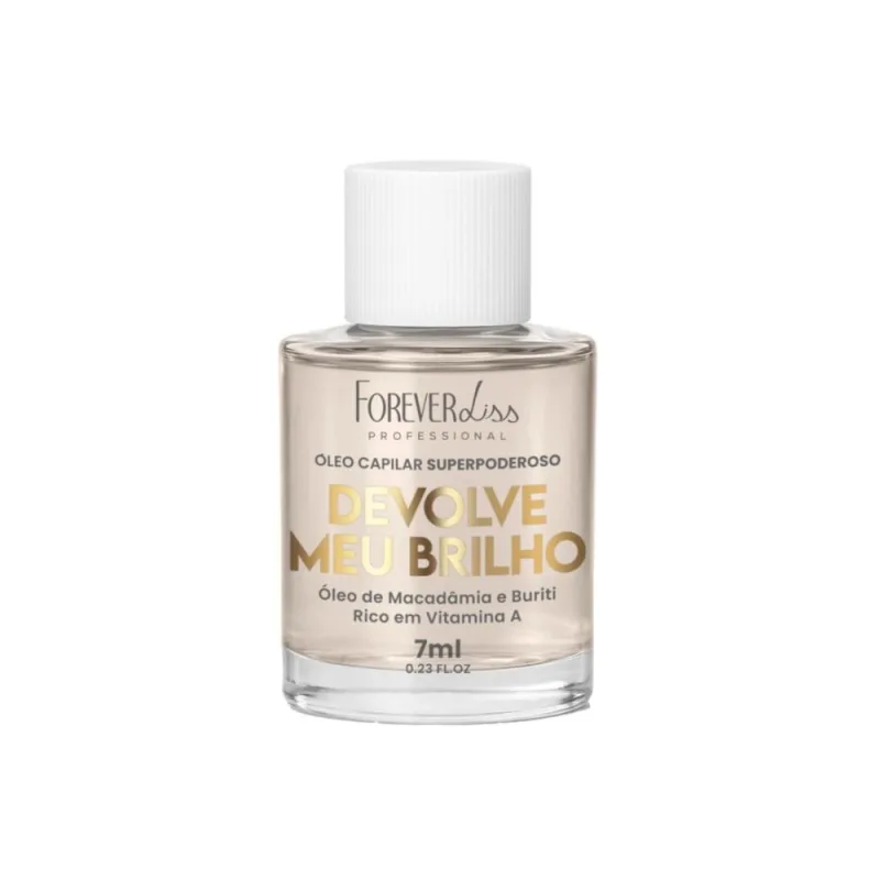 Oleo Capilar Forever Liss Devolve Meu Brilho 7 ml - Forever Liss - óleo Para Cabelo